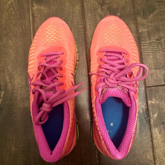 Asics Gel Quantum 360 Vibrant Pink Running Shoes women’s 9 (used) - Picture 6 of 7